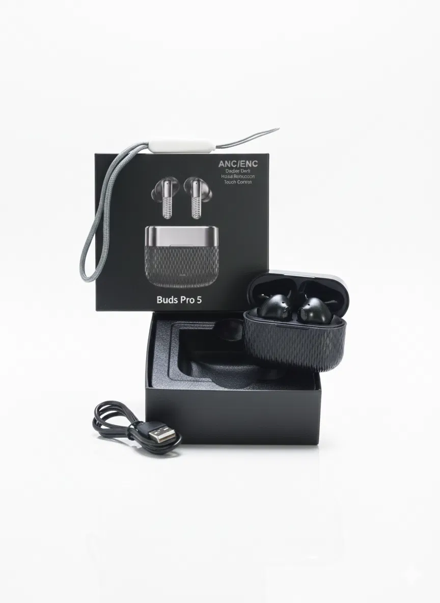 Buds Pro 5 ANC and ENC Wireless Earbuds