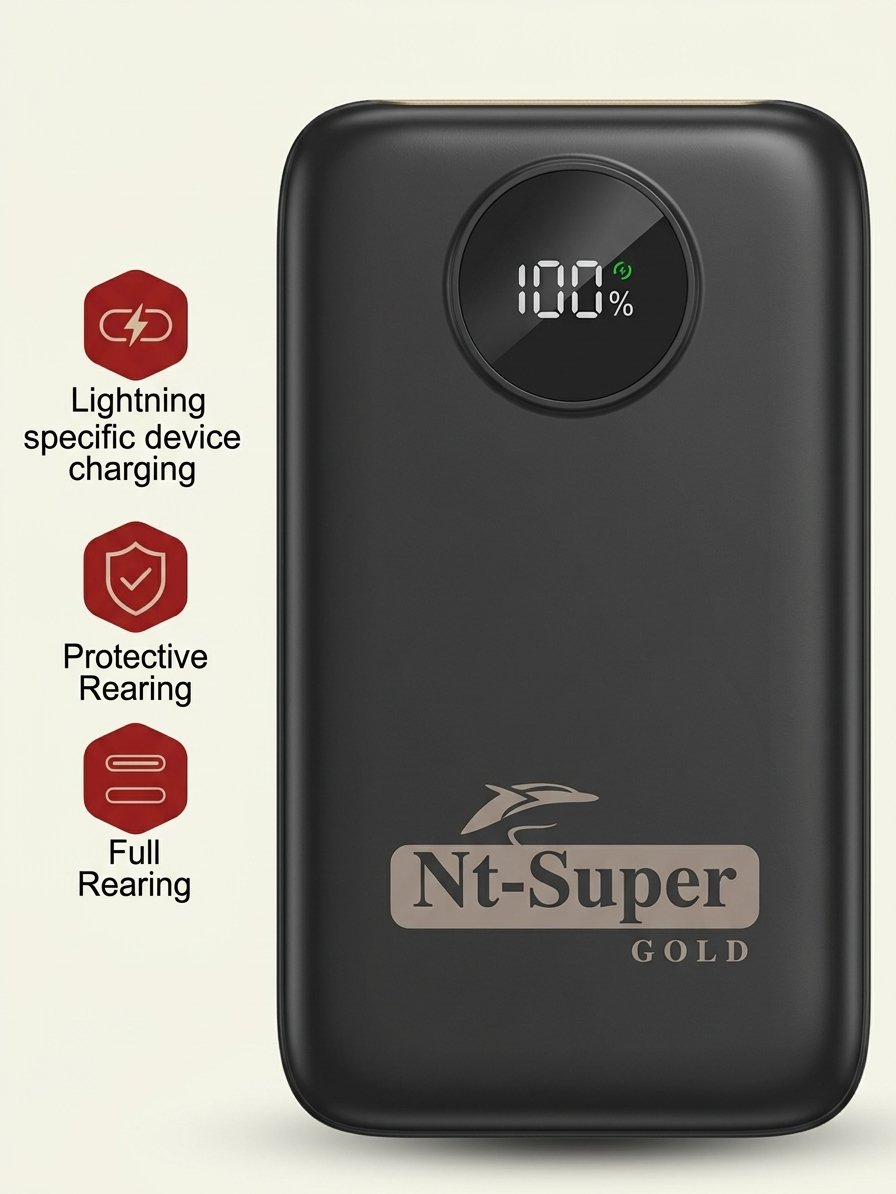 MT-098 10000mAh 22.5W Fast Power Bank with 4 Built-In Cables